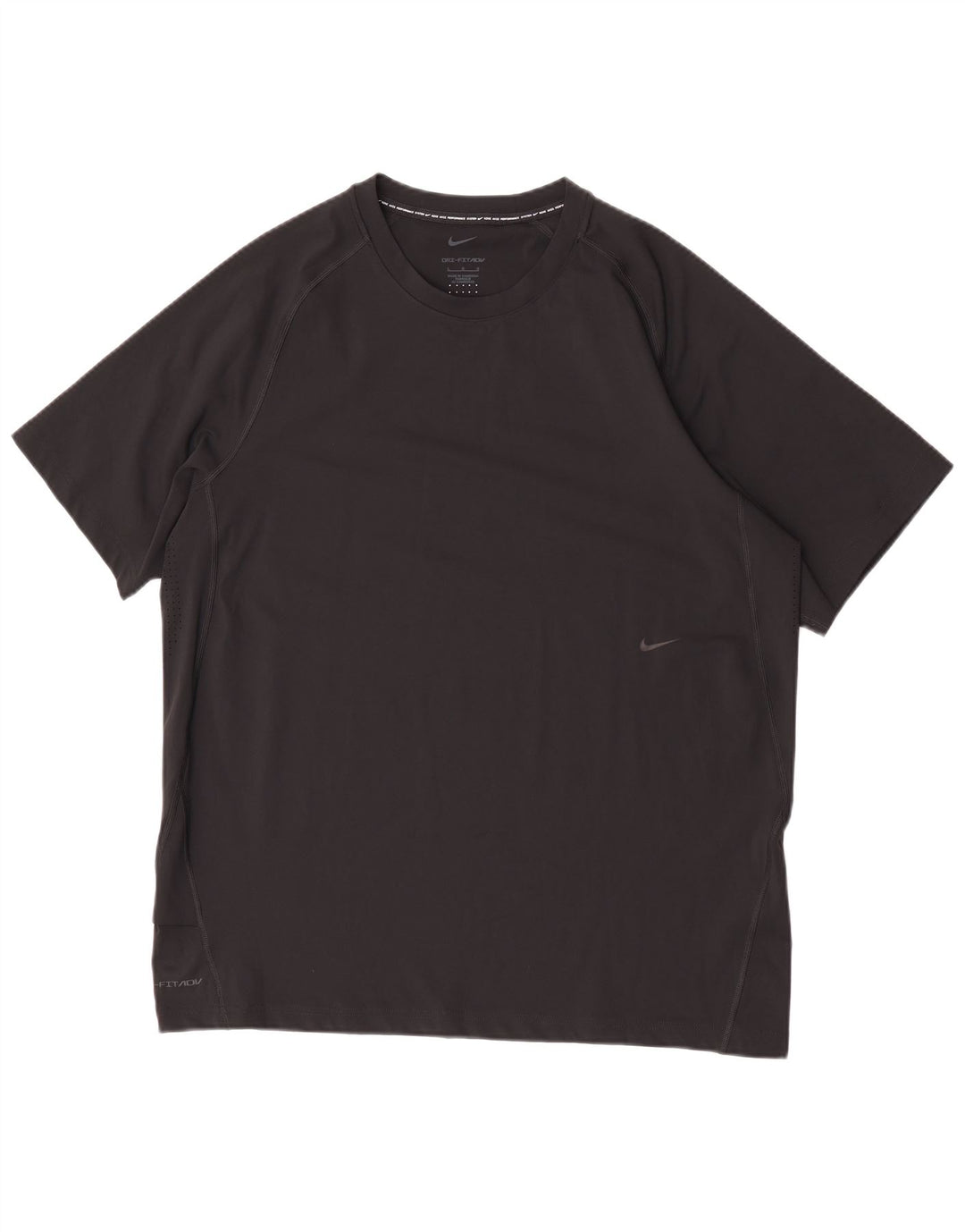 Nike Dri Fit majica kratkih rukava, veliki crni poliester