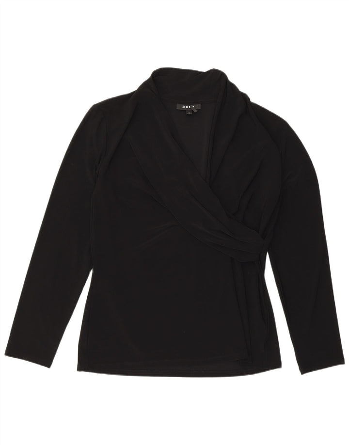 Dkny gornji dio ženske bluze UK 18 XL crni poliester