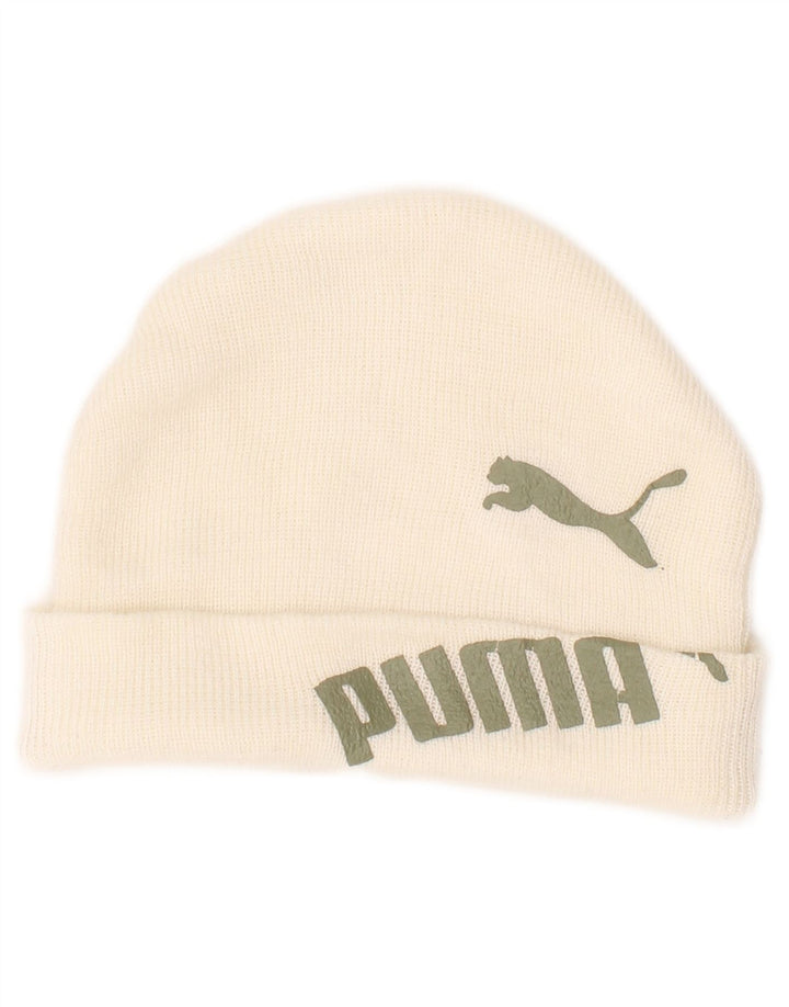 Puma muška grafička pletena kapa jedna veličina bijela