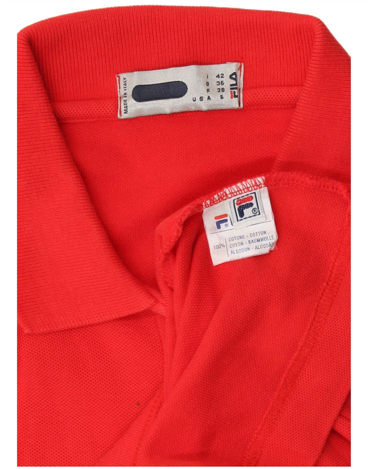 Fila ženska polo majica bez rukava IT 42 Srednje crvena pamuk