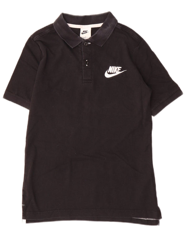 Velika crna pamučna polo majica Nike za dječake 12-13 godina