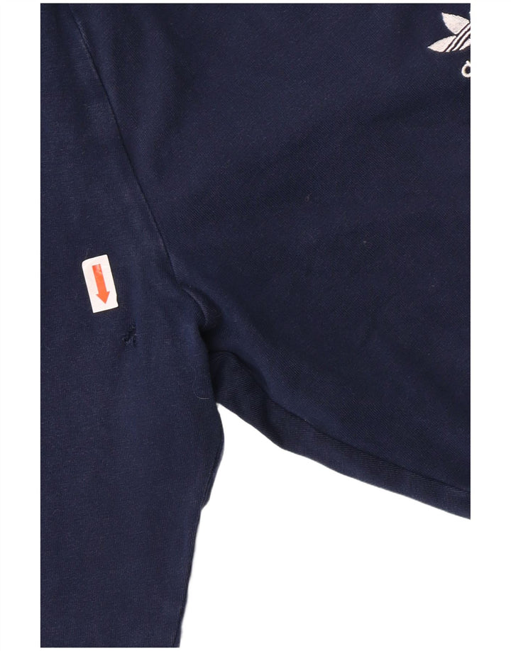 Adidas ženske tajice UK 12 Srednje tamnoplavi pamuk