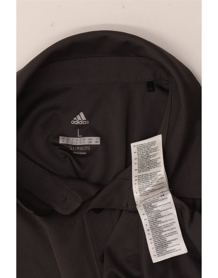 ADIDAS muška Climalite polo majica veliki sivi poliester