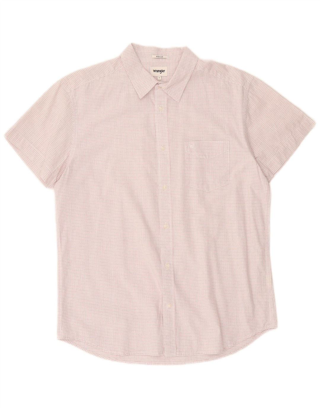 Wrangler muška majica kratkih rukava standardnog kroja, veliki bijeli karirani