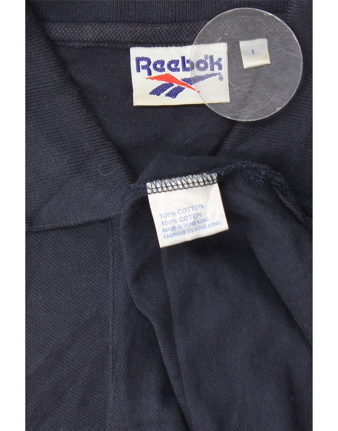 Reebok muška polo majica velika tamnoplava pamuk