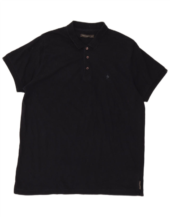 French Connection muška polo majica 2XL tamnoplavi pamuk