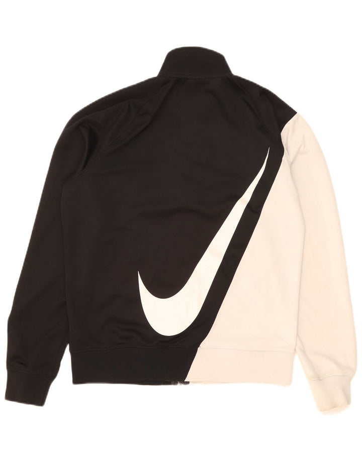 NIKE muška gornja jakna s grafičkim motivima, mala crna poliesterska boja