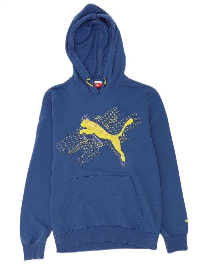 PUMA muška majica s kapuljačom s kapuljačom, mala plava