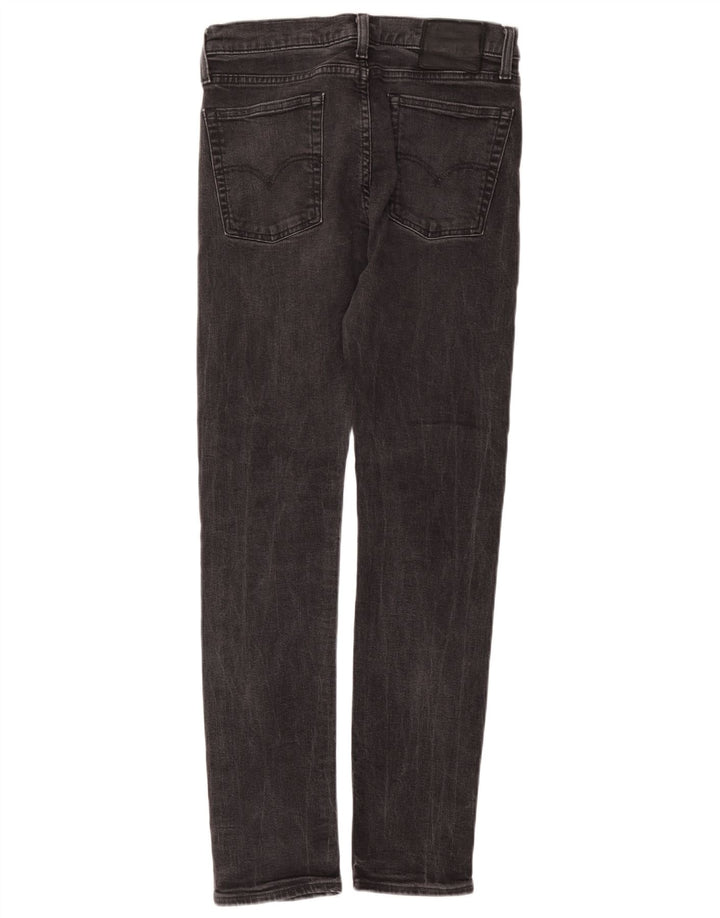 LEVI'S Muške uske traperice W32 L34 Sivi pamuk