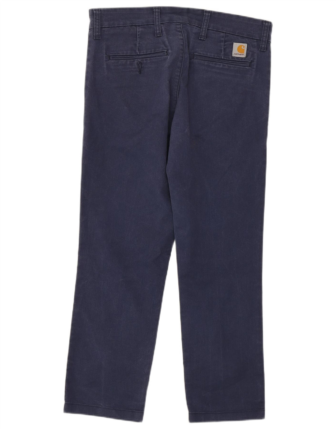 CARHARTT Ženske sid ravne chino hlače W31 L26 tamnoplavi pamuk