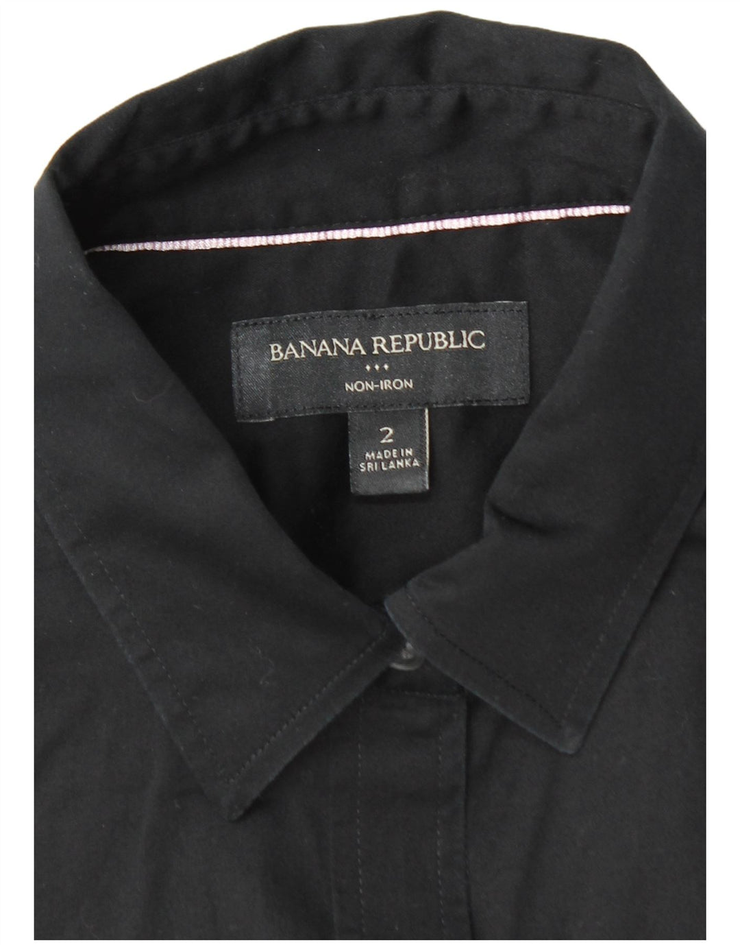 BANANA REPUBLIC Womens Shirt US 2 XS Black