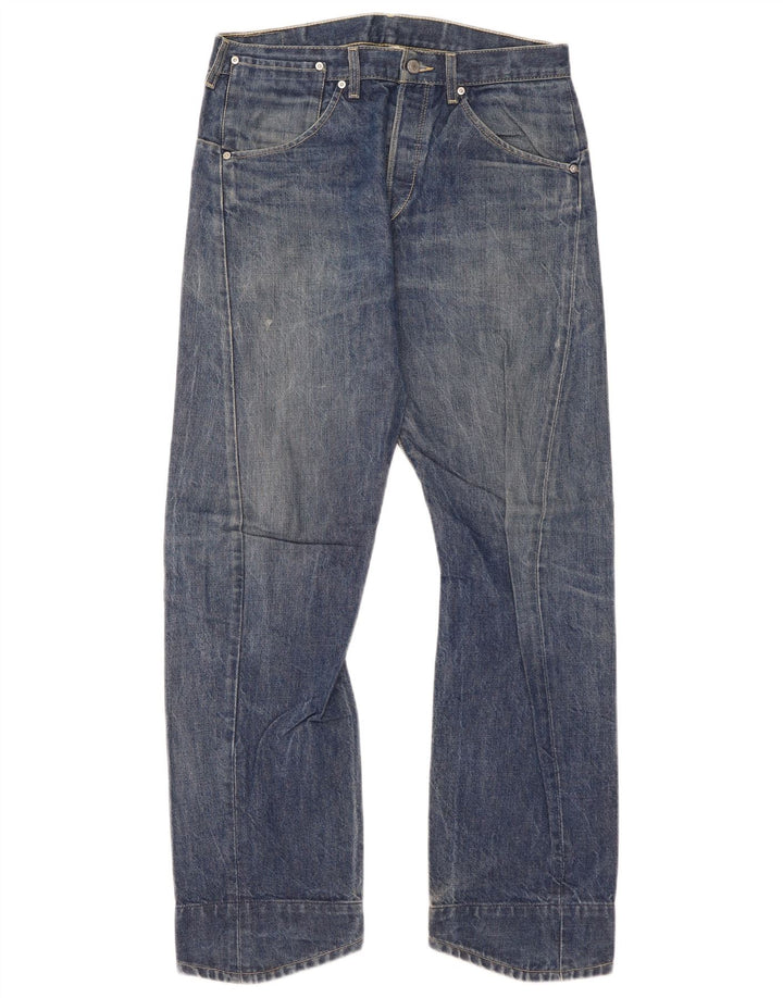 Levi's muške ravne traperice W33 L32 plavi pamuk