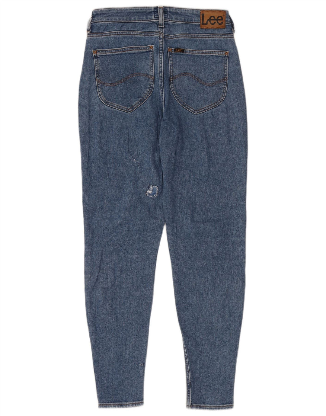 LEE Ženske uske traperice W30 L31 Plavi pamuk