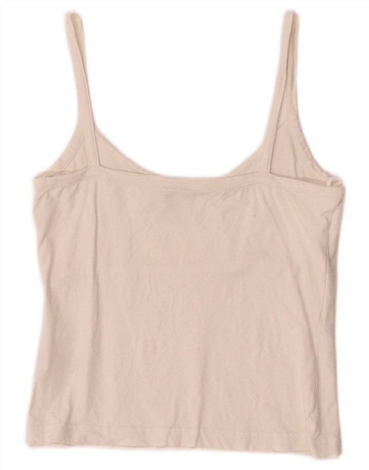 ADIDAS ženska majica s kratkim rukavima UK 12, srednje bijele boje, pamuk