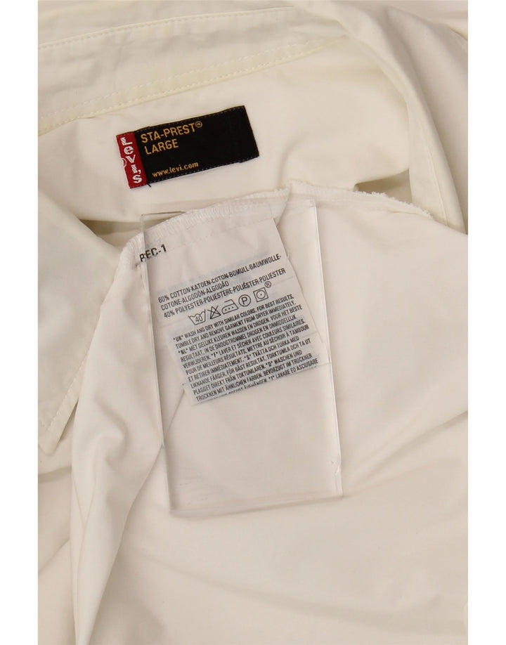 LEVI'S muška košulja Velika bijela pamuk