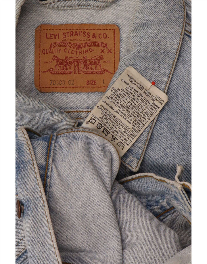 Levi's muška traper jakna UK 40 Large Blue Cotton