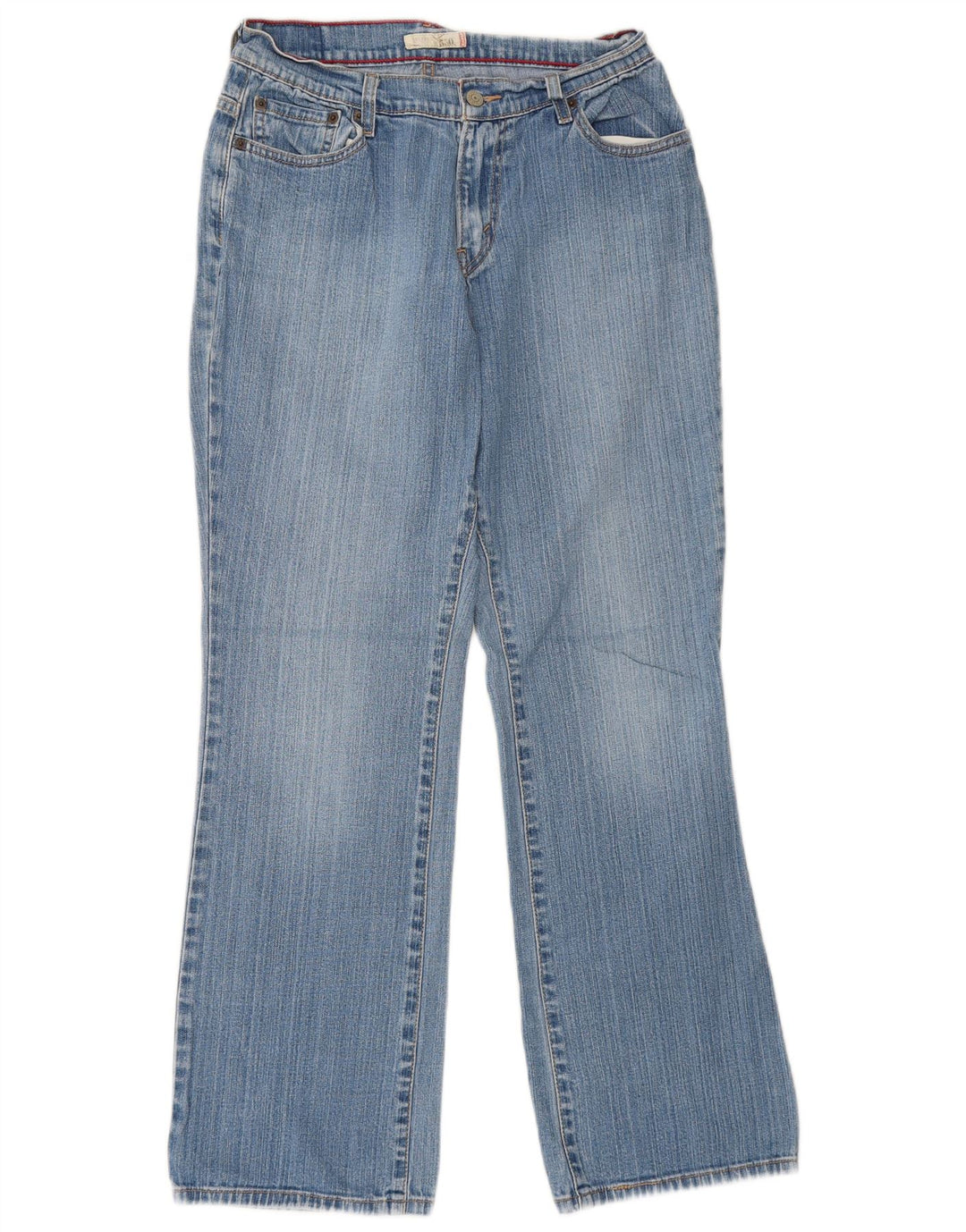 Levi's ženske ravne traperice 550 US 8 srednje W30 L31 plavi pamuk