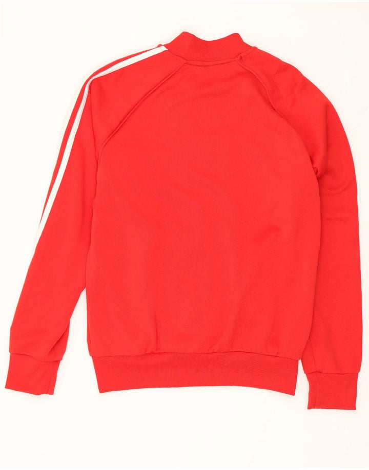 Adidas muška trenirka gornja jakna srednje crvene boje od poliestera