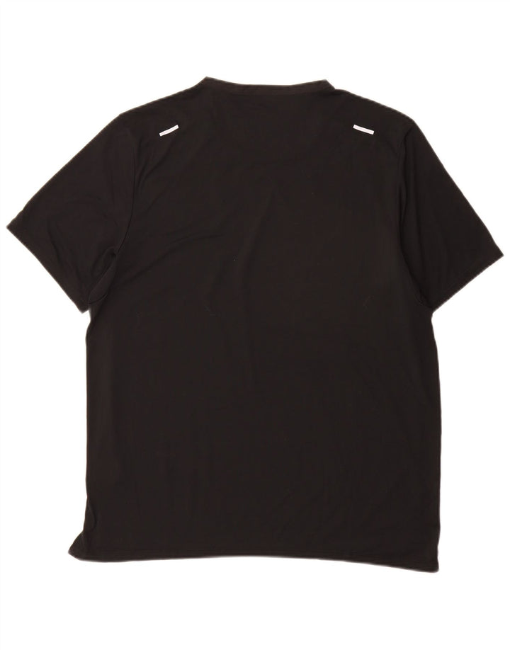 Nike Dri Fit majica kratkih rukava, veliki crni poliester