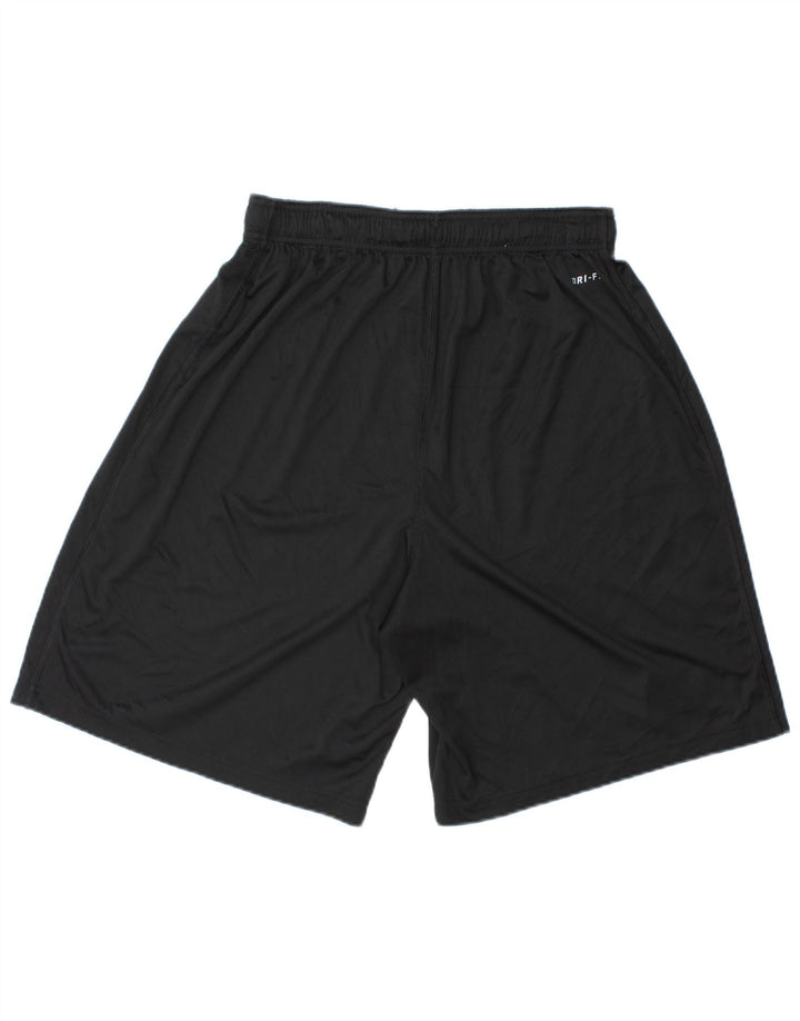 Nike Dri Fit Graphic Sport Shorts Large Black Poliester