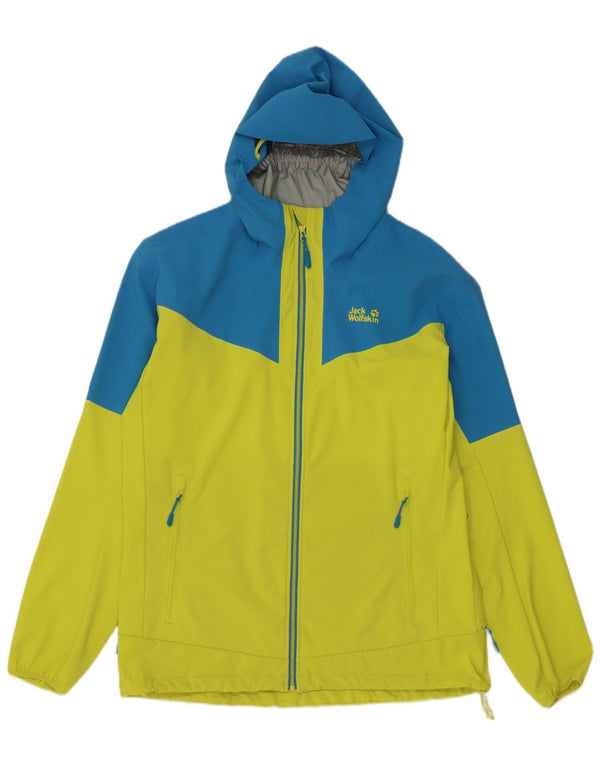 Jack Wolfskin muška kišna jakna s kapuljačom UK 42, velika žuta boja