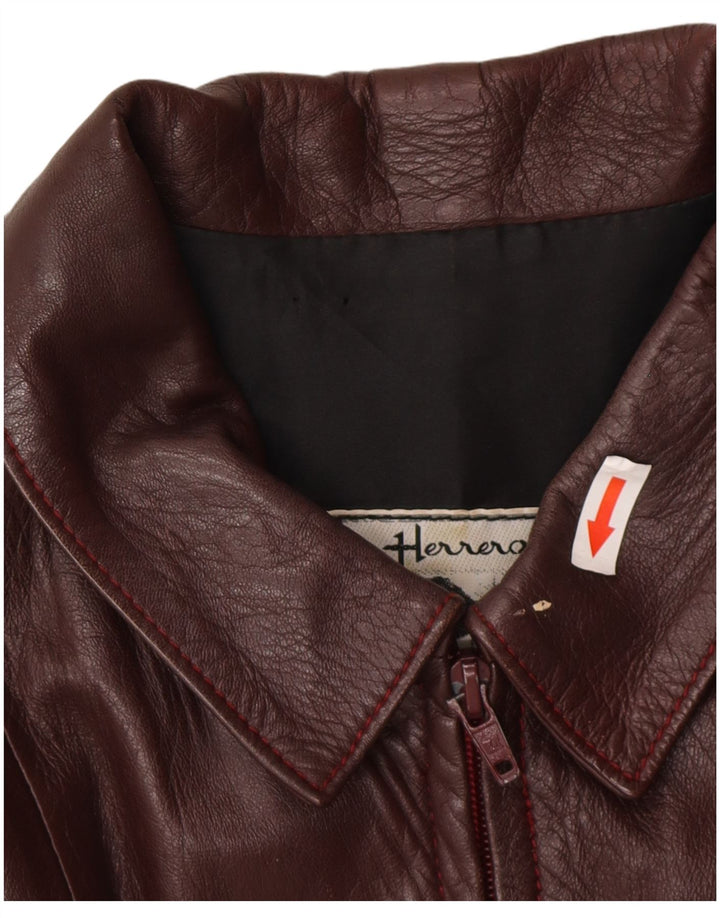 Herrero ženska kožna jakna IT 48 XL, kestenjasta koža