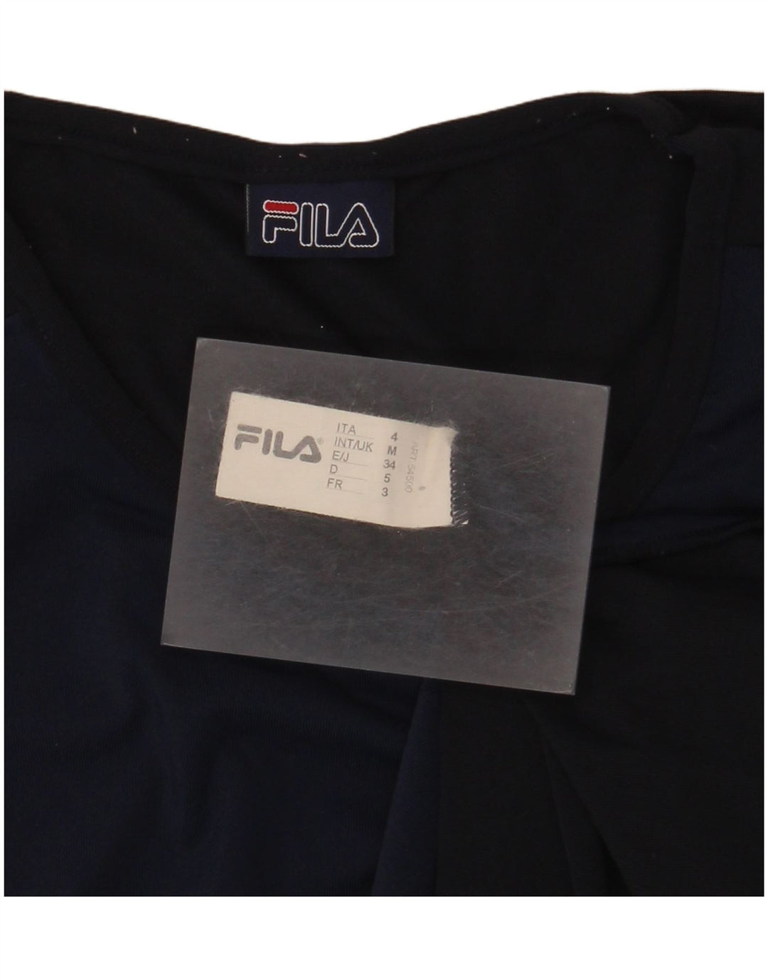 Fila ženska majica kratkih rukava UK 12 Medium tamnoplavi poliamid