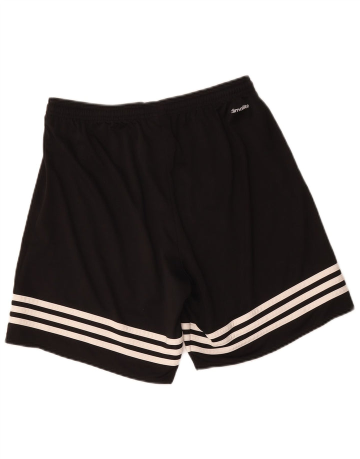 Sportske kratke hlače Adidas Climalite za dječake 13-14 godina srednje crne boje od poliestera
