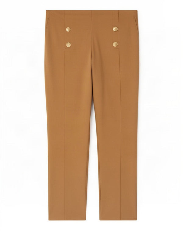 Zara ženske kratke sužene hlače visokog struka 2XL W34 L25 Bež