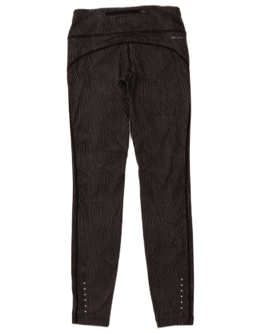 NIKE ženske Dri Fit tajice UK 6 XS sive pruge