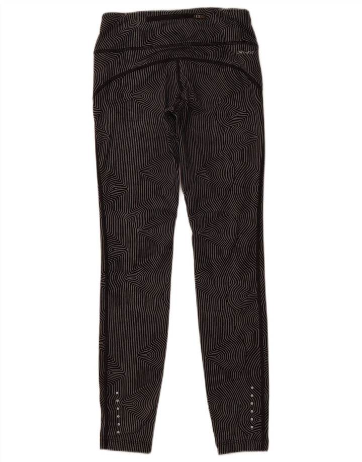 NIKE ženske Dri Fit tajice UK 6 XS sive pruge