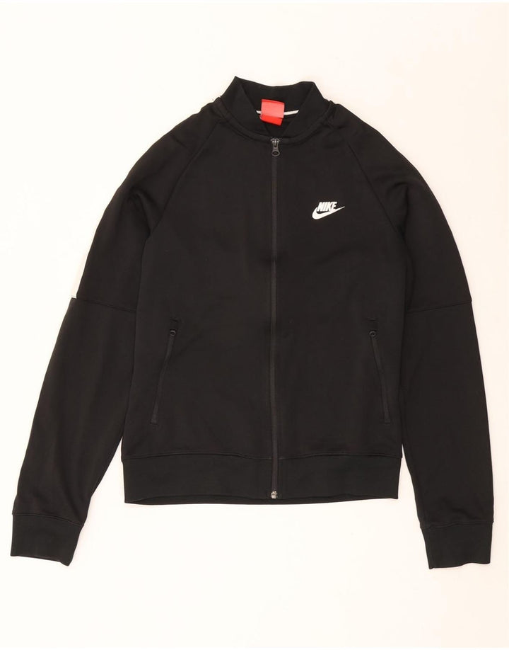 NIKE ženska gornja jakna prevelike trenirke UK 10 Small Black Colourblock