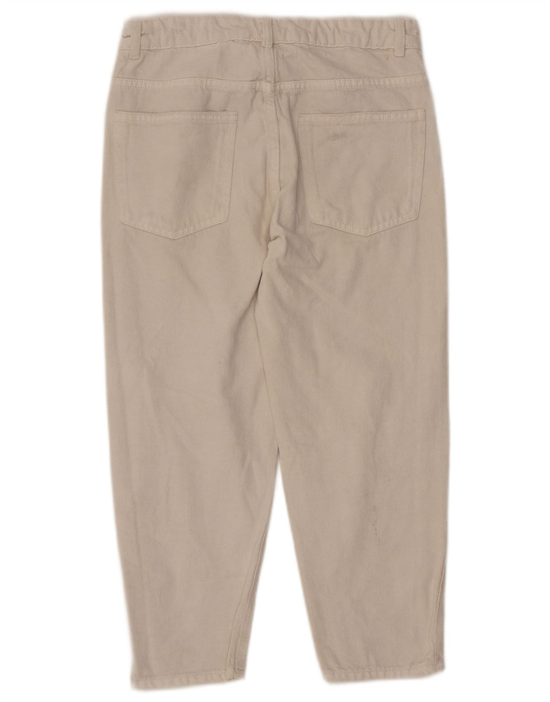 ZARA Girls Distressed sužene traperice visokog struka 13-14 godina W28 L22 Bijele