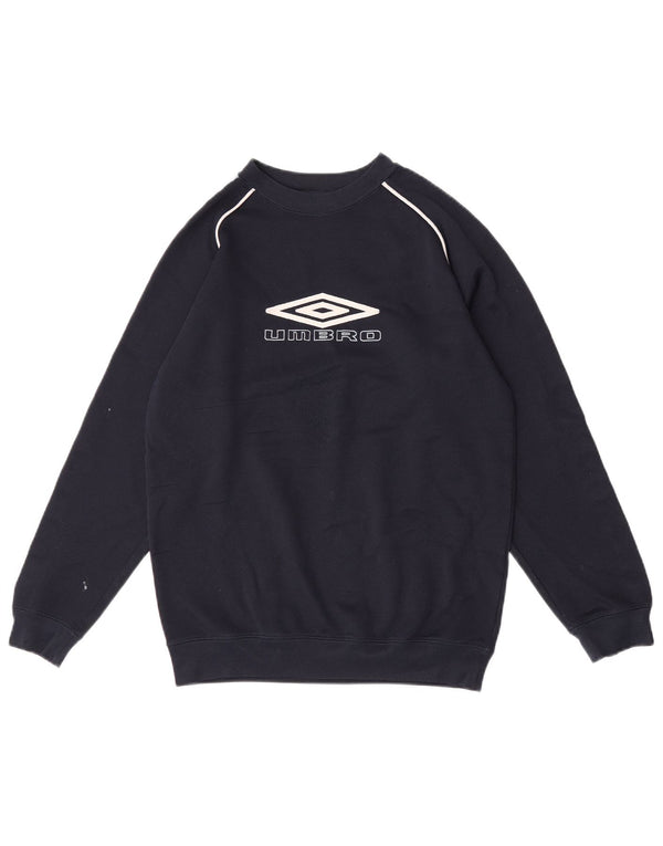 Umbro Boys Graphic Sweatshirt Džemper 13-14 godina tamnoplavi poliester