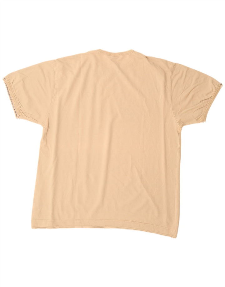 SCOTCH & SODA Muški džemper kratkih rukava s grafičkim motivima XL bež pamuk