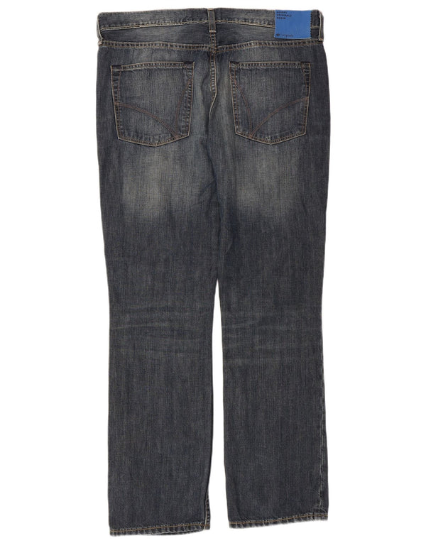 ADIDAS muške ravne traperice W36 L32 tamnoplave