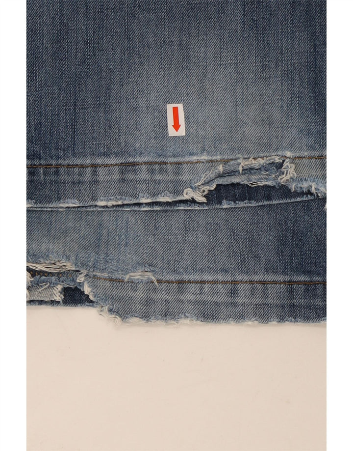 WRANGLER Muške traperice Dayton Bootcut W29 L34 Plavi pamuk