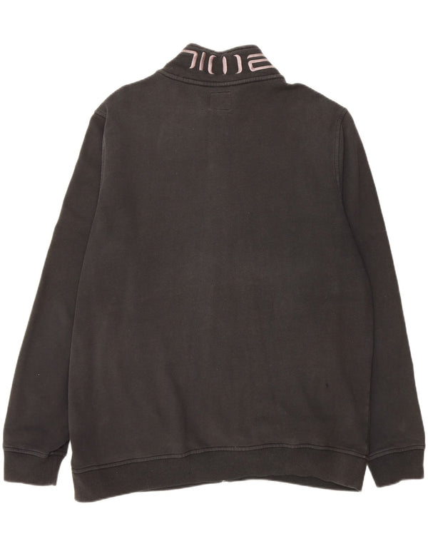 Gornja jakna XL muške trenirke s grafičkim motivima, crni pamuk