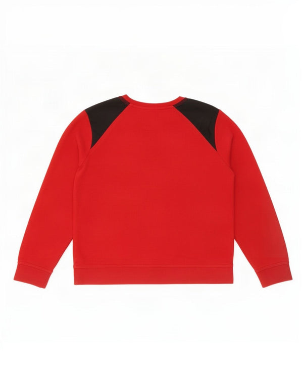 Nike Boys Graphic Sweatshirt Džemper 13-14 godina XL Red Colourblock Pamuk