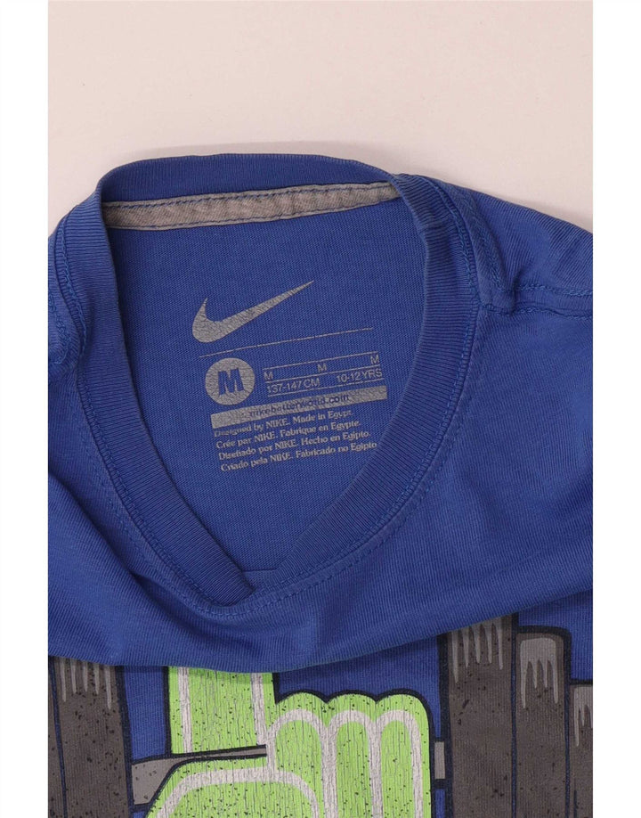 Nike Boys Graphic T-Shirt Top 10-11 Years srednje plava