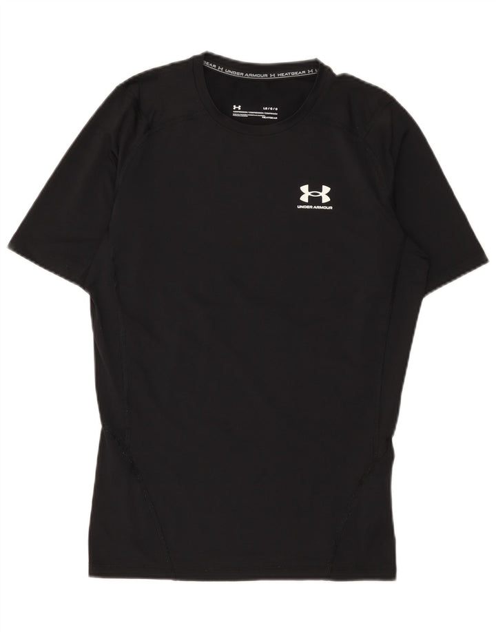 Under Armour muška kompresijska majica kratkih rukava Veliki crni poliester