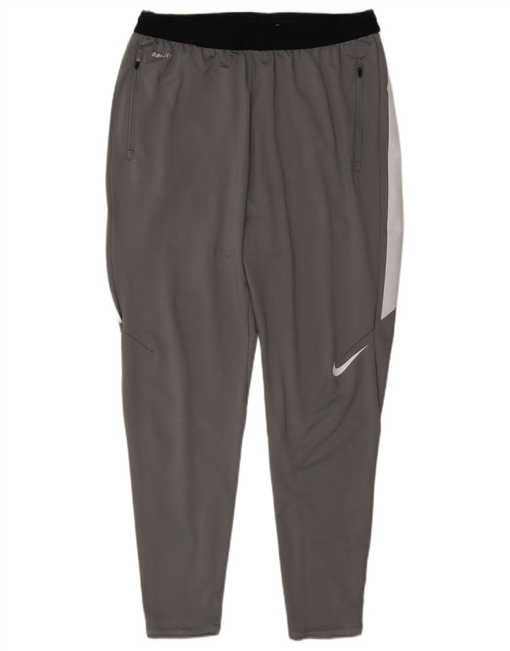 Nike muške hlače za trenirku Dri Fit Large Grey Colourblock Poliester