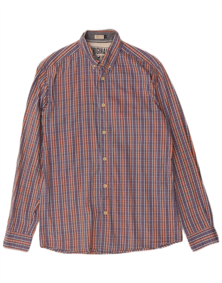 Jack & Jones muška košulja Srednje plavi karirani pamuk