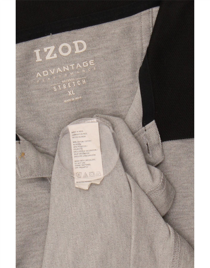 Izod muška polo majica XL sivi pamuk u blokovima boja