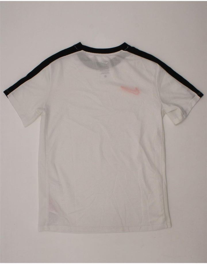 NIKE Boys T-Shirt Top 12-13 Years Large  White Colourblock Polyester Vintage Nike and Second-Hand Nike from Messina Hembry 