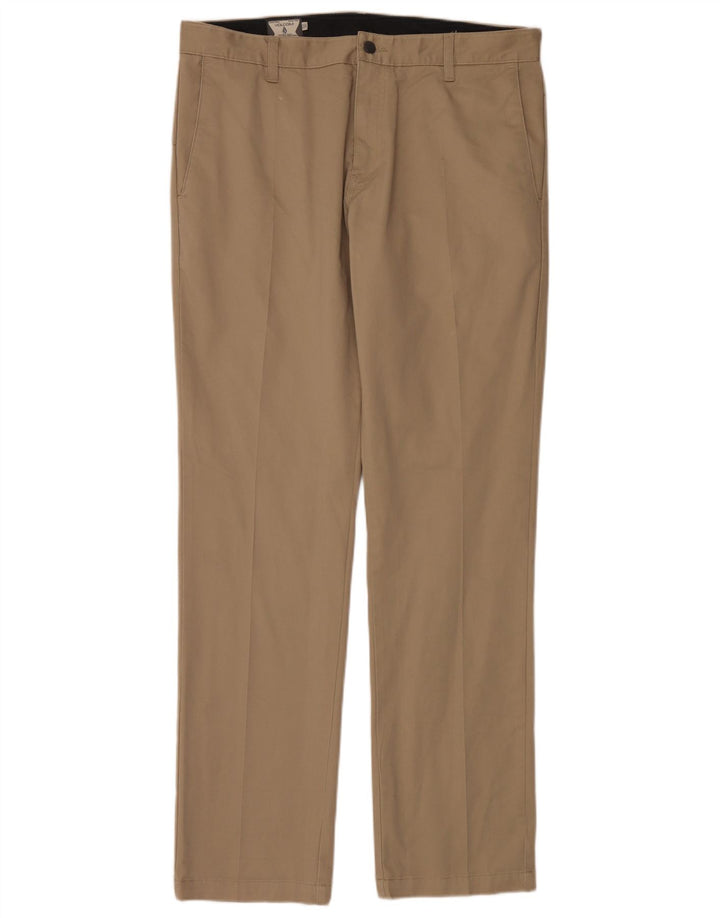 Volcom muške uske chino hlače W36 L34 bež pamuk
