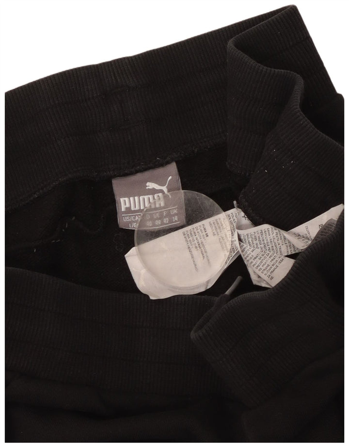 Puma Ženska trenirka Hlače Joggers UK 14 Veliki crni poliester