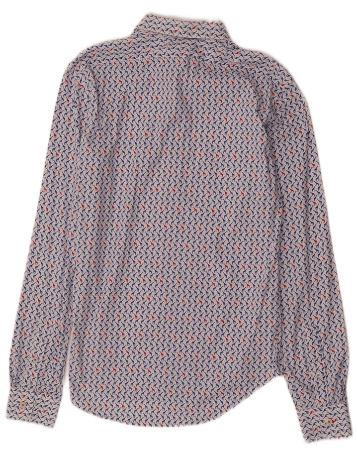 ZARA Mens Slim Fit Shirt Small Multicoloured Animal Print