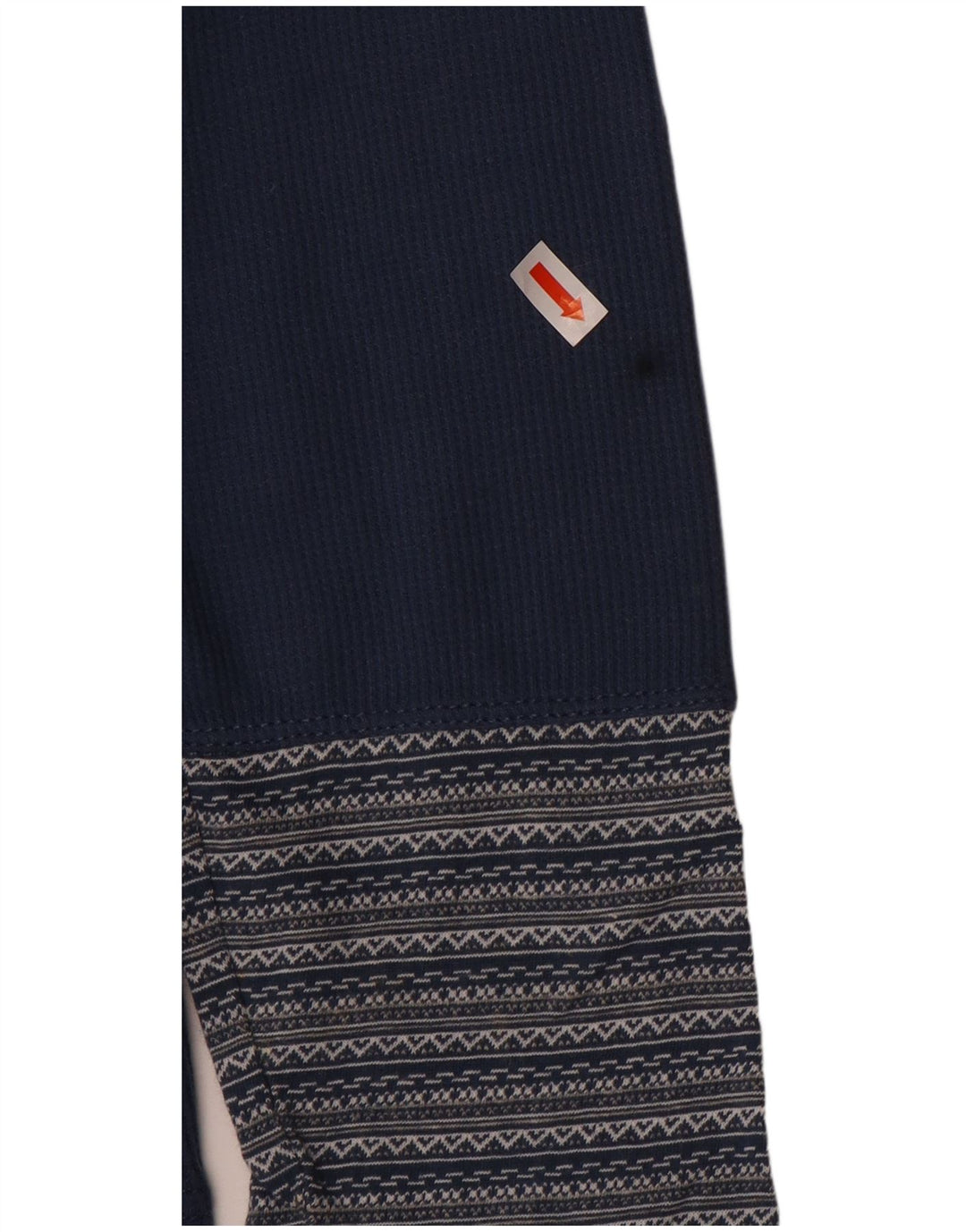 EDDIE BAUER Ženska majica dugih rukava UK 16 Veliki tamnoplavi pamuk na pruge