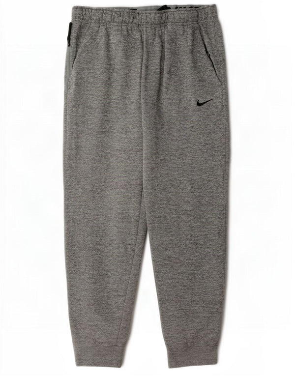 Nike muške trenirke Therma-Fit hlače joggers XL sivi flekasti poliester